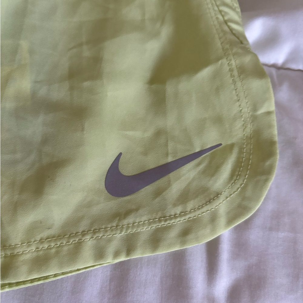 Nike NWT running shorts lime/neon green